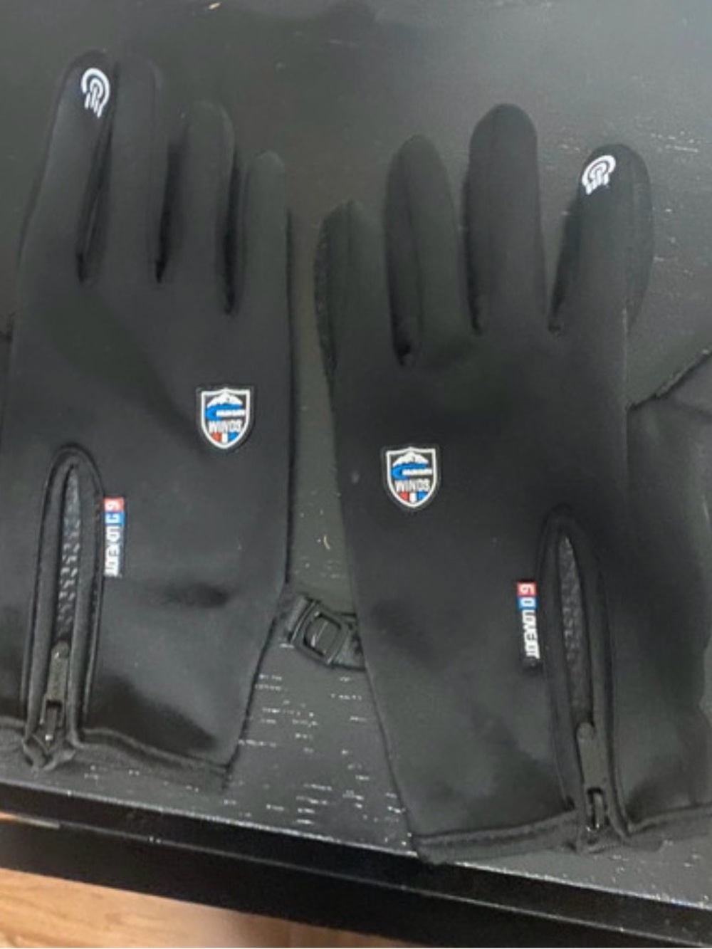 Unbranded Black thermal Touchscreen Winter Gloves